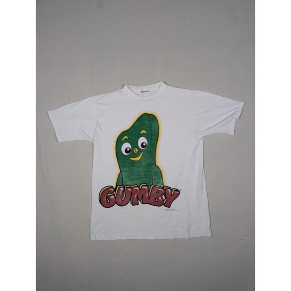 Vintage 1994 Cronies Gumby Single Stitch T-Shirt Medium 90s Clay Cartoon - Picture 1 of 15
